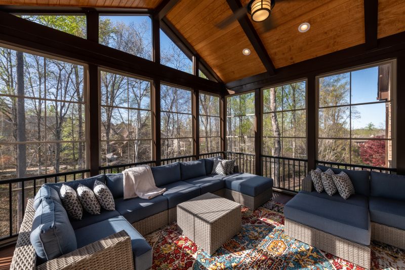 Modern Sunroom Interior